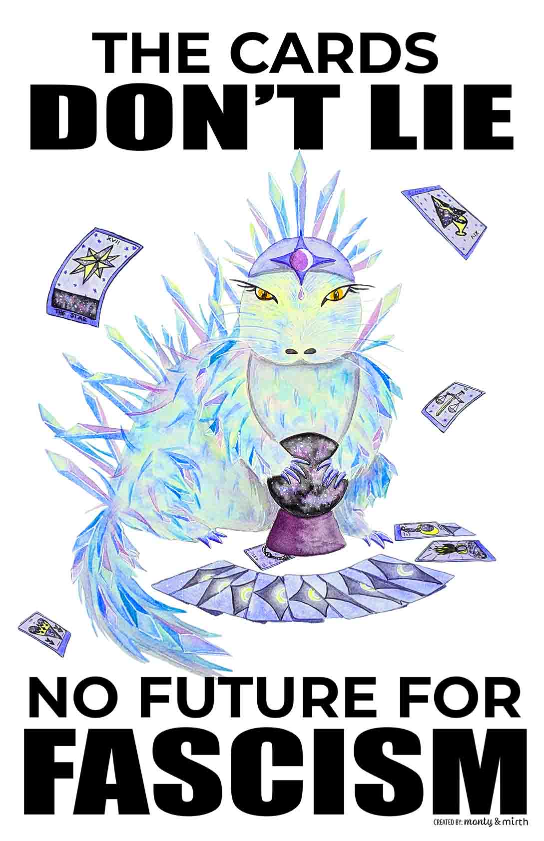 No Future For Fascism Protest Sign